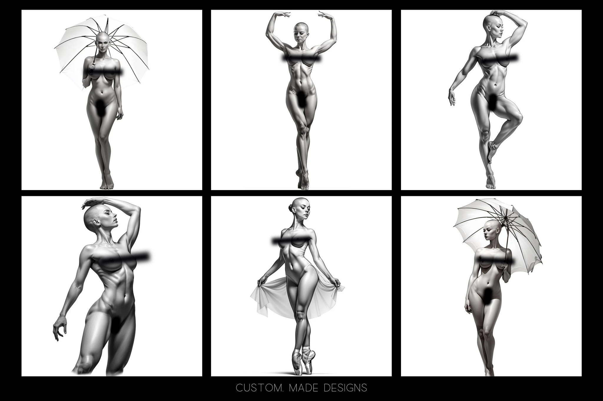 Procreate, Ultimate Anatomy for artists - 300+ female models for your next art project!