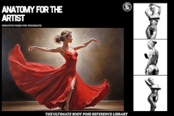 Procreate, Ultimate Anatomy for artists - 300+ female models for your next art project!