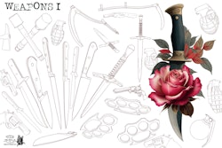 The Weapon Reference toolbox, 200+ swords, daggers, kitchen knives, grenades, guns, axes & tons of fun references for your next design!