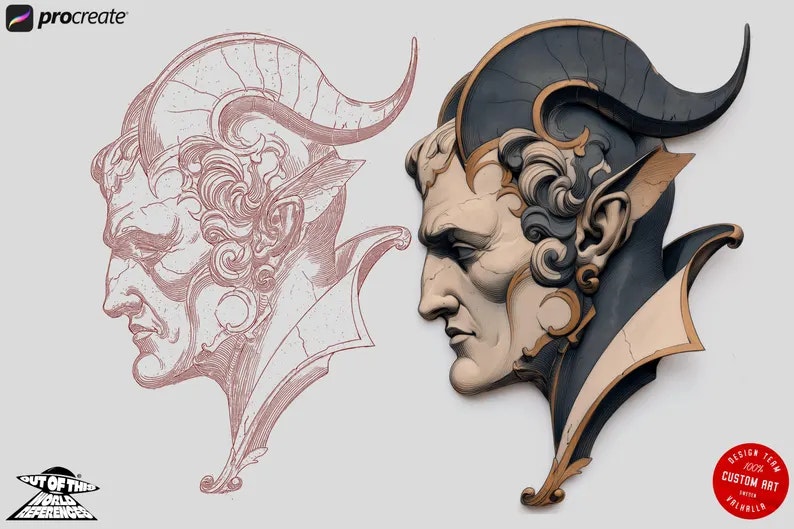 Neotraditional Vol.1, custom made references for artists, neotrad tattoo flash art & stencil work