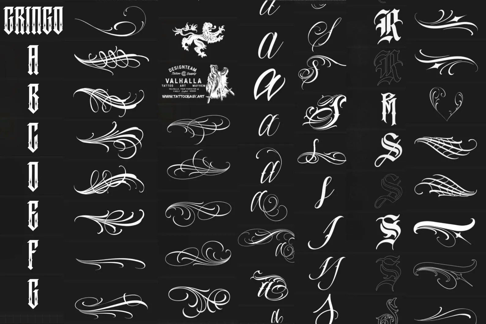Procreate, The Chicano Lettering kit
