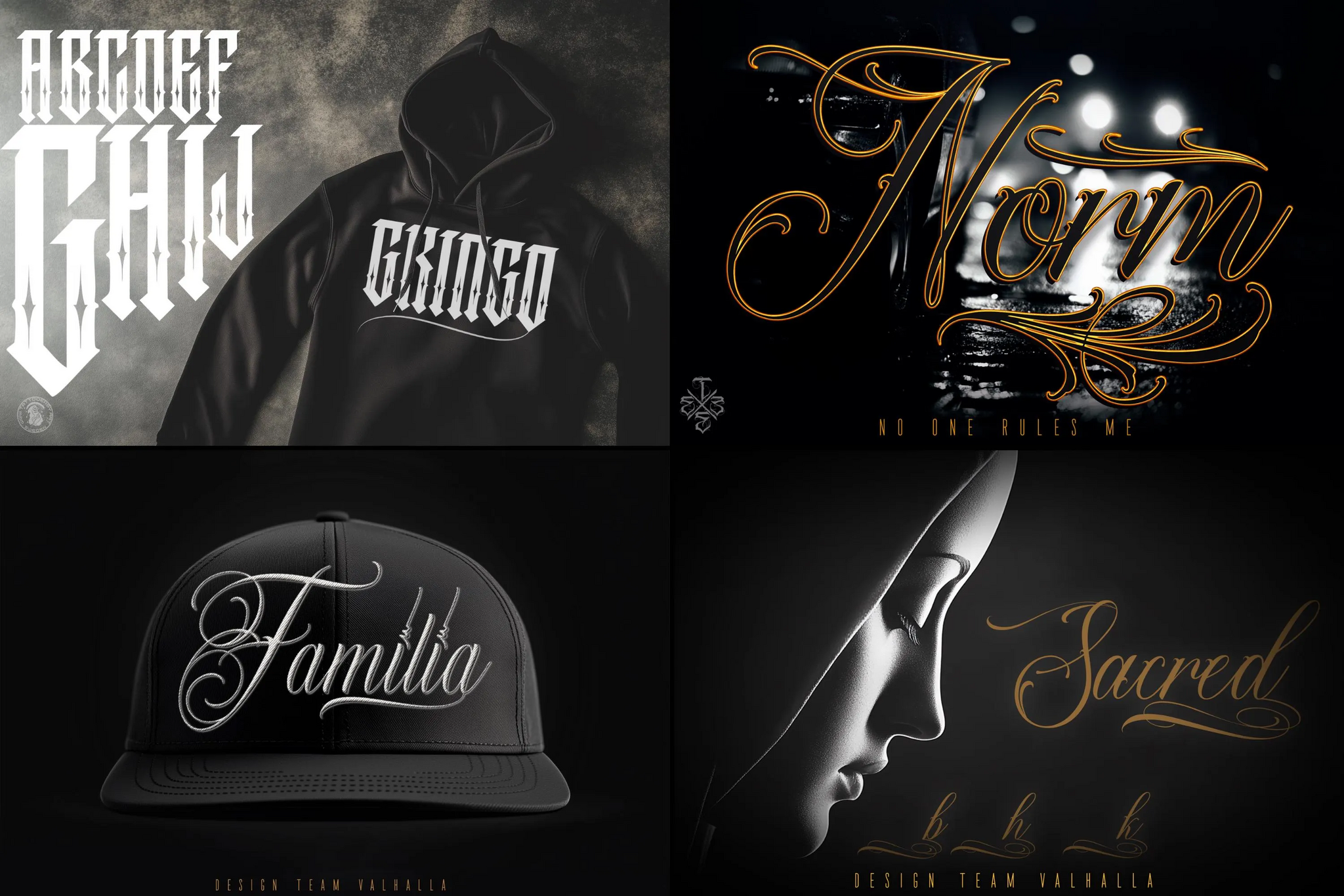 Procreate, The Chicano Lettering kit