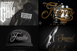 Procreate, The Chicano Lettering kit