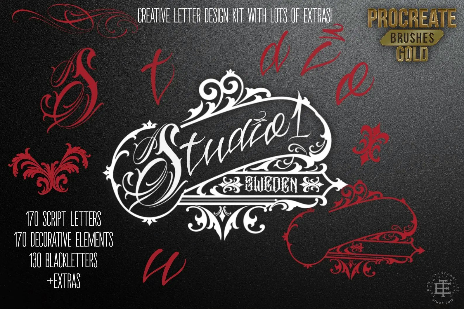 Procreate, The Chicano Lettering kit
