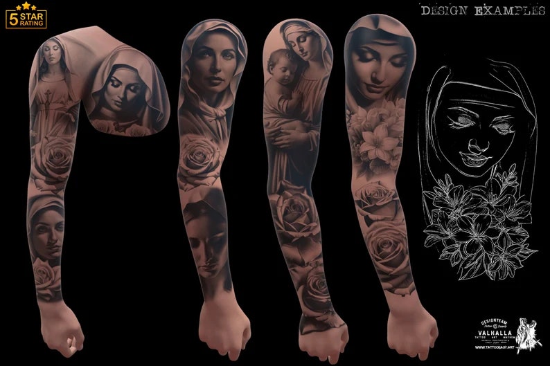 Religious B&g realism design bundle XL collection, custom designs for Procreate