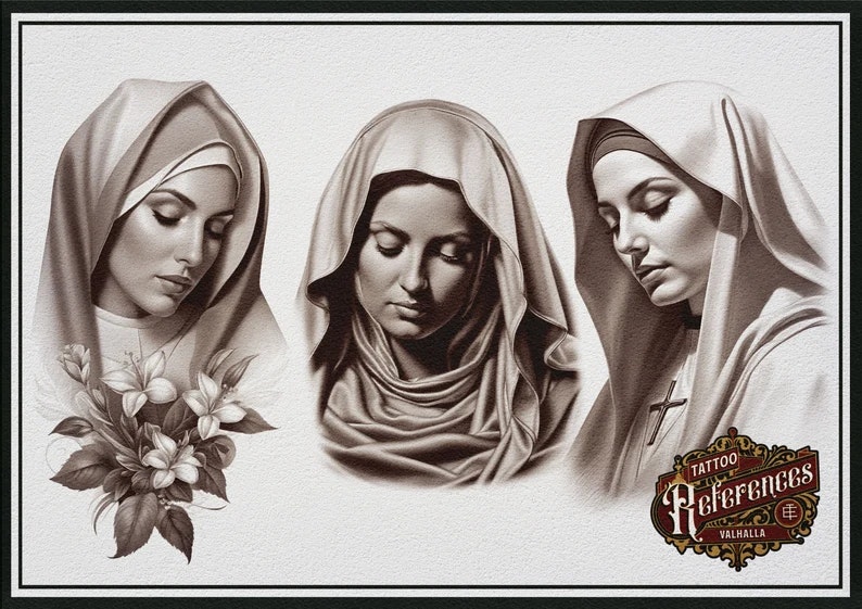 Religious B&g realism design bundle XL collection, custom designs for Procreate