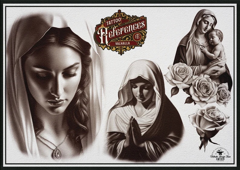 Religious B&g realism design bundle XL collection, custom designs for Procreate
