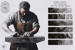 Procreate - The Vintage Press,retro printmaking & engrave brushes, 200 brushes for Procreate, unique textures, creative brushes / textures