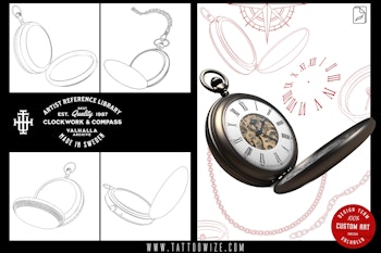 Procreate, Artists Reference Library ~ Clockwork & Compass, original references for Procreate
