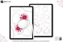 Procreate, Artists Reference Library ~ Clockwork & Compass, original references for Procreate