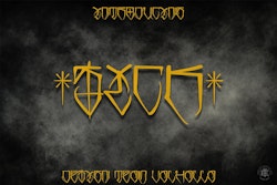 Sick, tattoo typeface