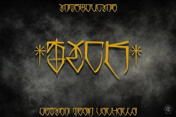 Sick, tattoo typeface