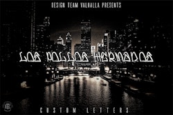 Hermanos, custom font