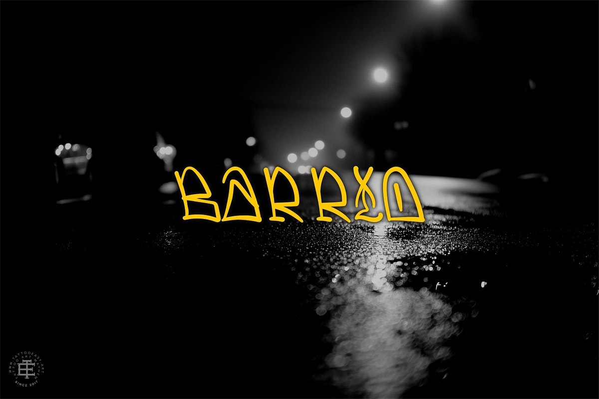Hermanos, custom font