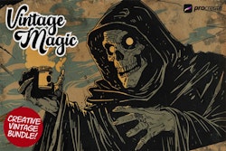 Vintage Magic brush & fx bundle for Procreate