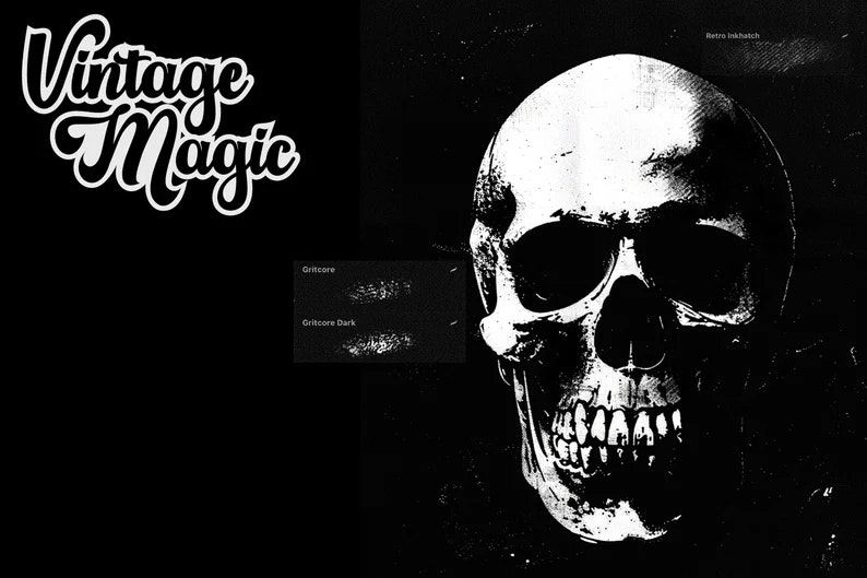 Vintage Magic brush & fx bundle for Procreate