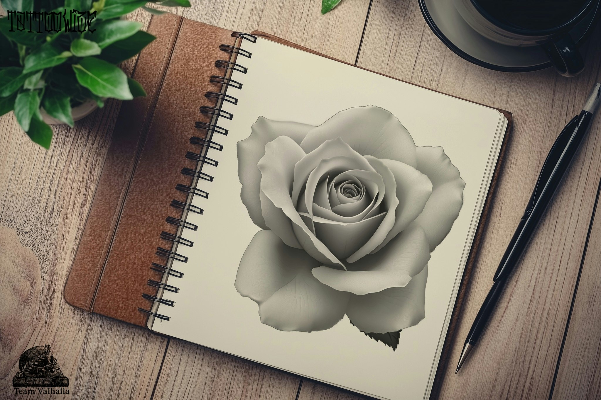 Rose realism, transparent Png clipart files & Procreate version included, high quality custom assets, Rose reference library for artists