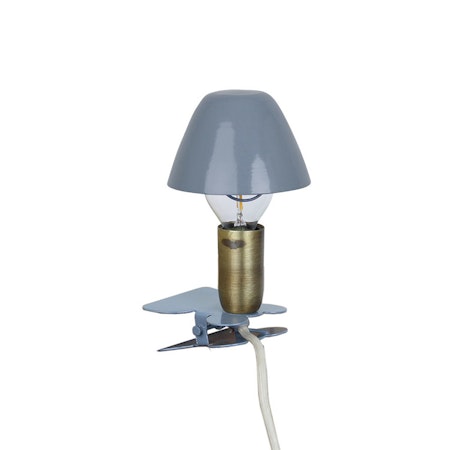 Lampa Mini På Klämma Blå