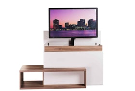 TV-möbel med inbyggd TV-LIFT VIT