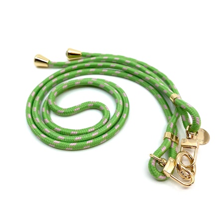 Mobilband grön/guld