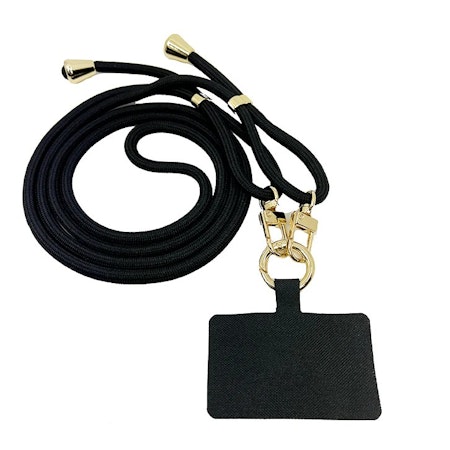 Mobilband svart/guld