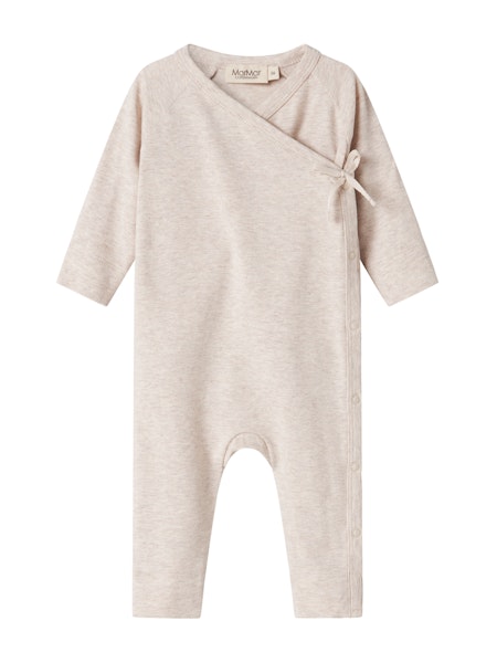 MarMar Copenhagen - Newborn Onesie Rula - Light Beige
