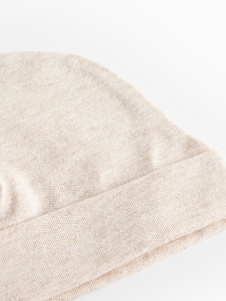 MarMar Copenhagen - Newborn Mössa Aiko - Light Beige