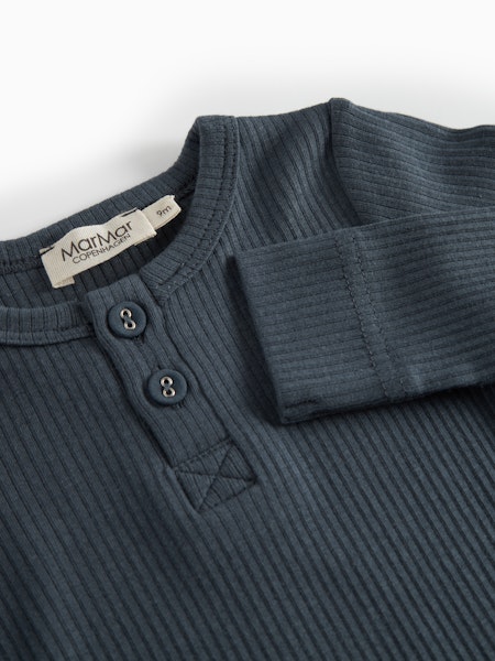 MarMar Copenhagen - Ribbat Set body & byxa - Blue