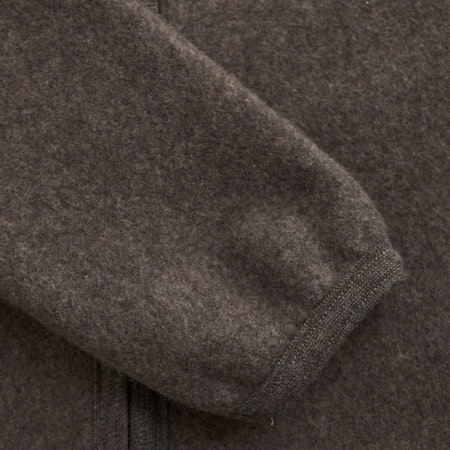 HUTTEliHUT - Jacket Wool Fleece - Brown Melange