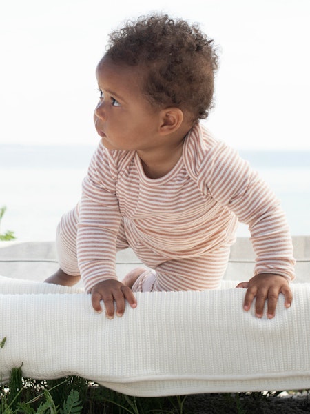 Serendipity Organics - Body Stripe - Clay/Offwhite
