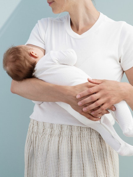 Serendipity Organics - Newborn Byxa Pointelle - Offwhite