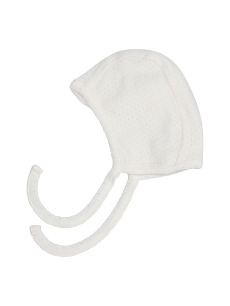 Serendipity Organics - Newborn Mössa Bonnett Piontelle - Offwhite
