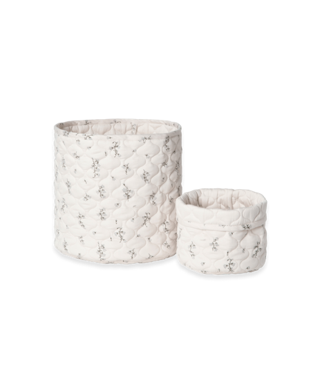 Garbo&Friends - Satin Quilted Baskets - Bluebell