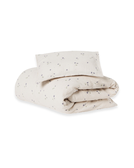 Garbo&Friends - Muslin Bed Set Junior 100x140 / 40x60 - Viola