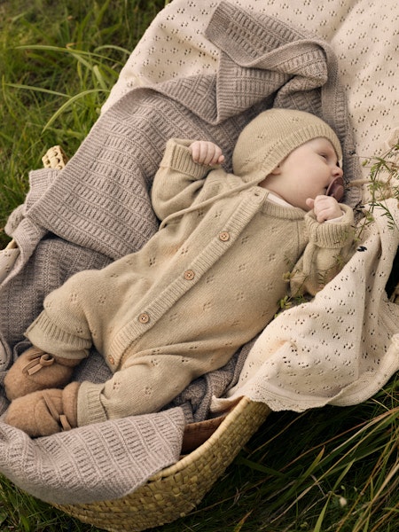 Lil'Atelier - Knit Set onesie & mössa