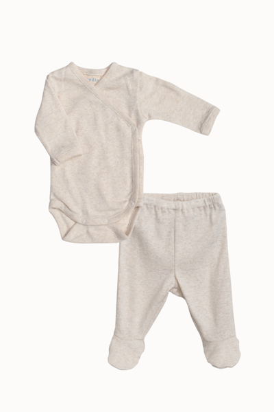 Serendipity Organics - Newborn Set body & byxa Solid - Shell