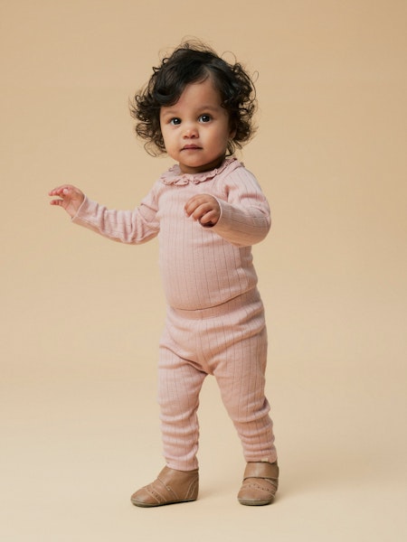 Lil'Atelier - Slim Baby Set body & byxa - Misty Rose