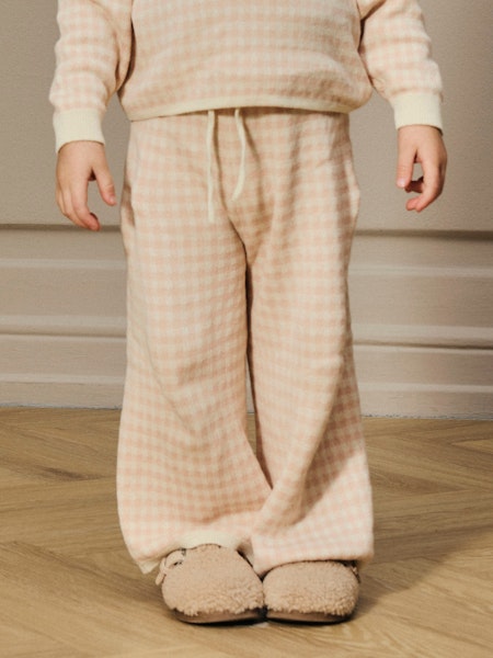 Lil'Atelier - Wide Knit Pant - Cameo Rose