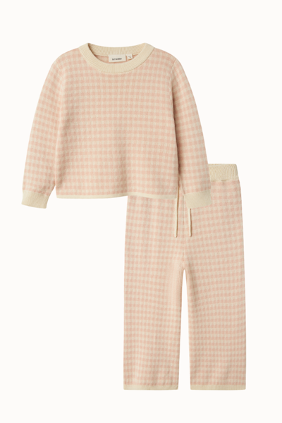 Lil'Atelier - Knit Set Loose & Wide - Cameo Rose