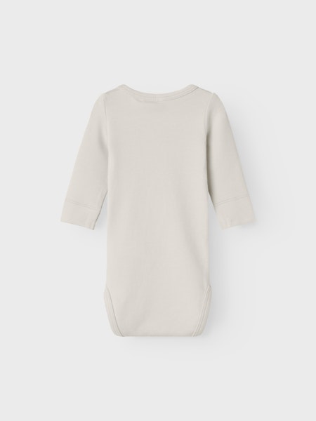 Lil'Atelier - Slim Solid Baby Body - Turtledove