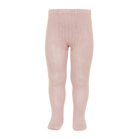 Condor - Basic Rib Tights - Dusty Pink