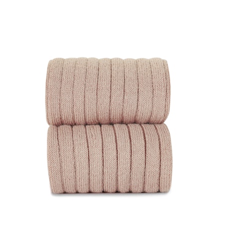Condor - Basic Rib Tights - Dusty Pink