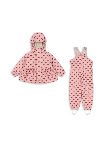 Konges Sløjd - Rainy Palme Set Girl - Amour Pink