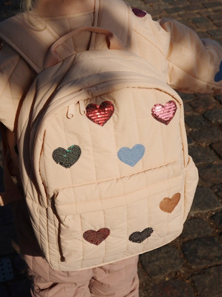 Konges Sløjd - Juno Quilted Sequin Backpack Midi - Cameo Rose