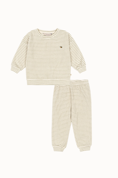 Konges Sløjd - Set Itty Sweat Shirt & Pants - Tea Stripe