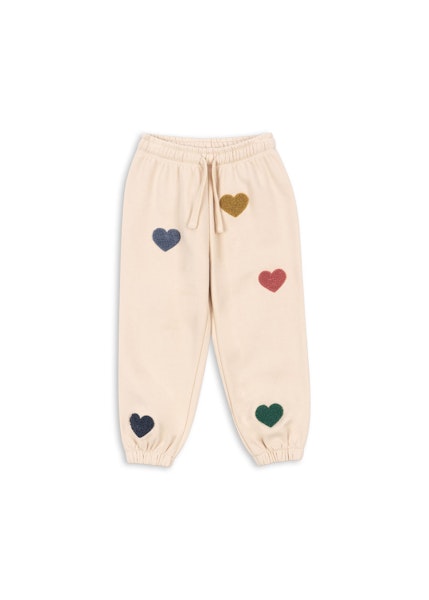 Konges Sløjd - Lou Terry Sweat Pants - Multi Heart
