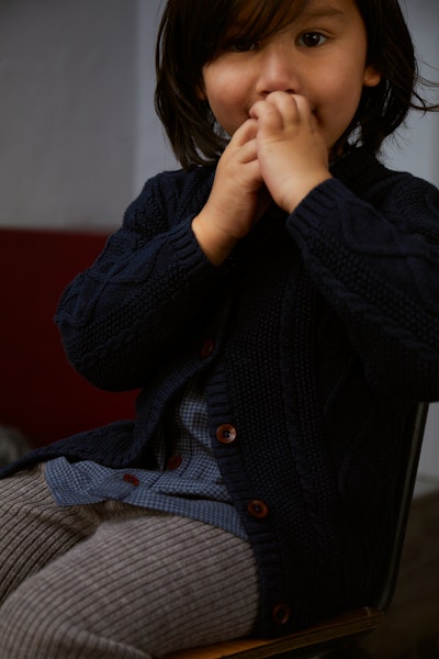 Copenhagen Colors - Knitted Cardigan - Navy