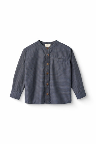 Copenhagen Colors - Check Shirt with Placket - Brown/Blue