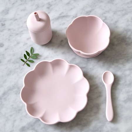 Jack o Juno - Little Poppy Dining Set - Light Pink