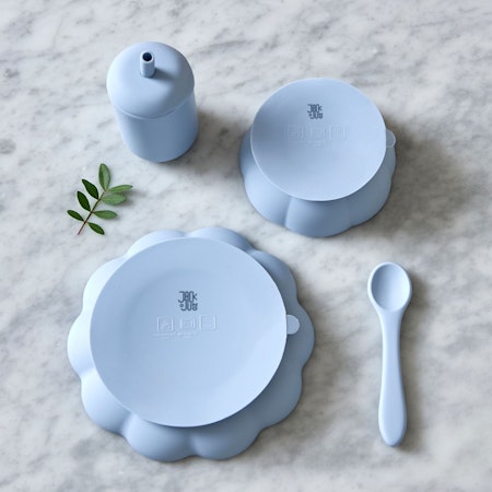 Jack o Juno - Little Poppy Dining Set - Pale Blue